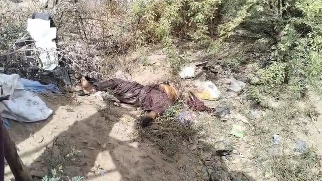 झाड़ियों में मिला महिला का क्षत-विक्षत शव, सिर और हाथ गायब,पुलिस जांच में जुटी