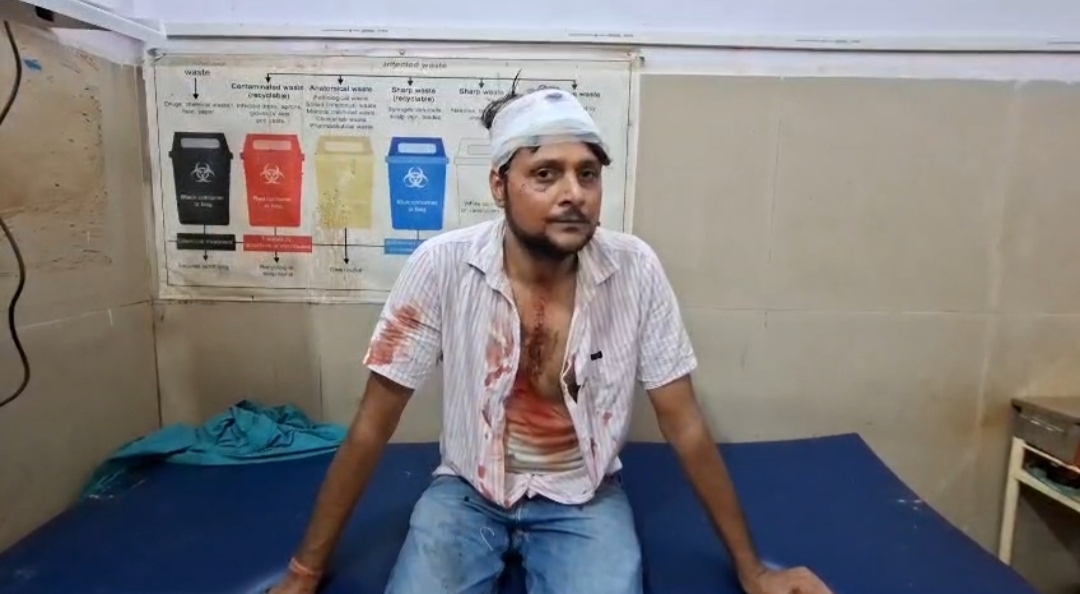 रंगजी मंदिर के पास भाजपा पार्षद के भाई पर हमला, सिर में लोहे की रॉड मारकर किया लहूलुहान; दो आरोपी हिरासत में